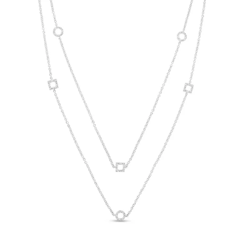 Ladies chunky necklace-Uneek Cascade Collection Yard Chain Necklace