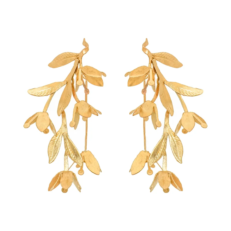 Ladies pearl earrings-Mirabelle Earrings