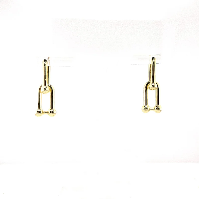 Ladies gold drop earrings-"JESSIE" Stud Earrings