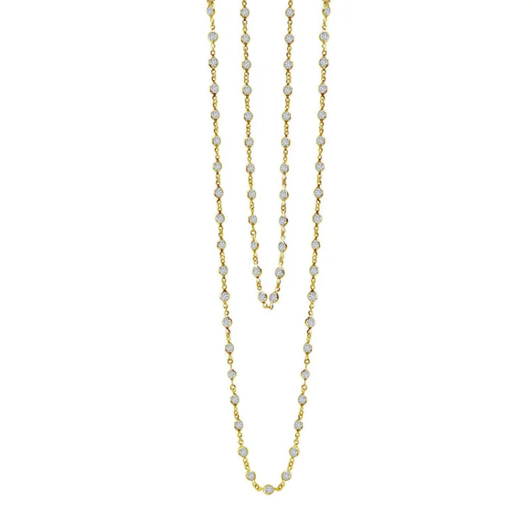 Ladies layered necklace-Classic Station Necklace