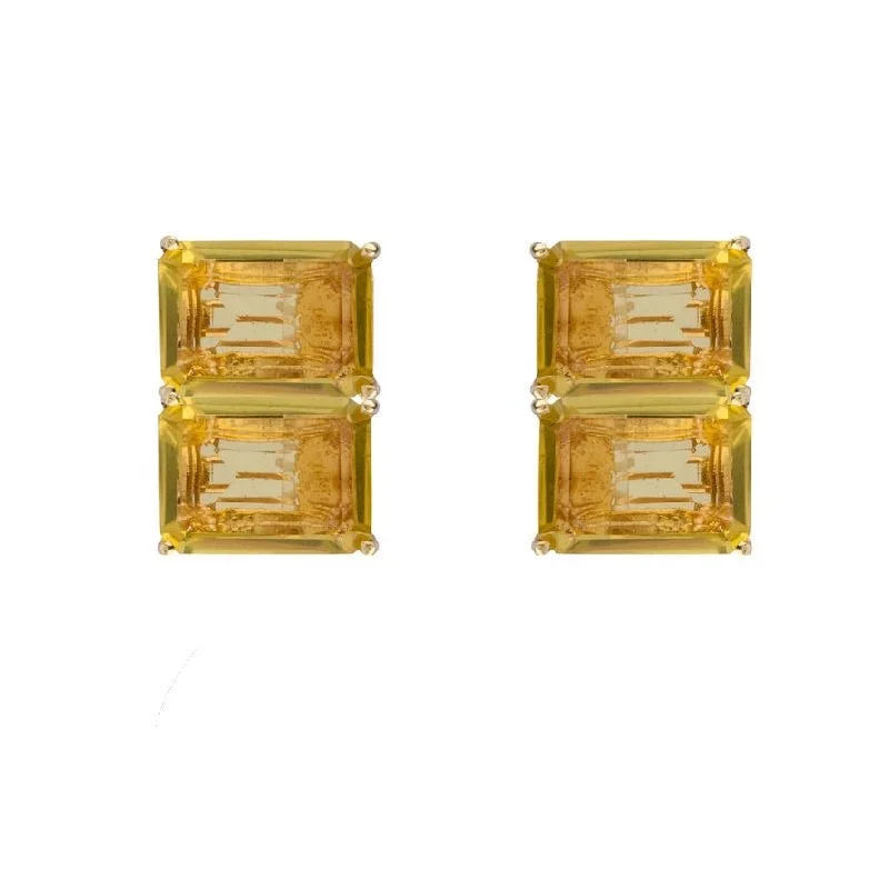 Ladies chandelier earrings-Lemon Squares