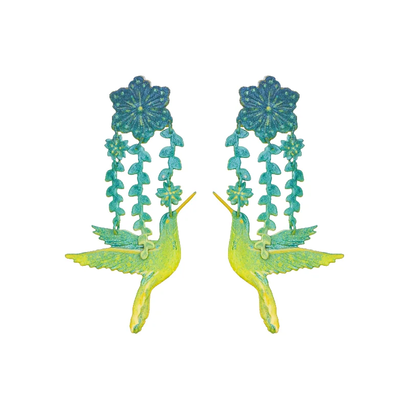 Ladies infinity earrings-Jardin De Paradis Earrings