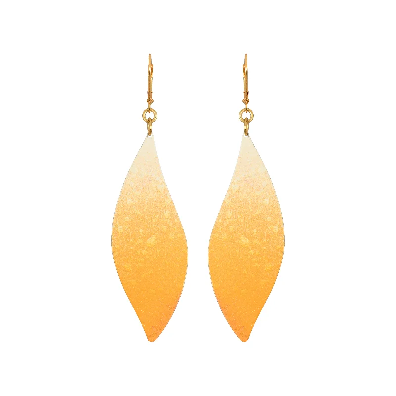 Ladies diamond drop earrings-Yellow Tilde Earrings