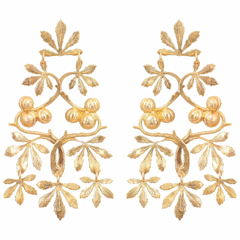 Ladies bridal stud earrings-Wildwood Earrings