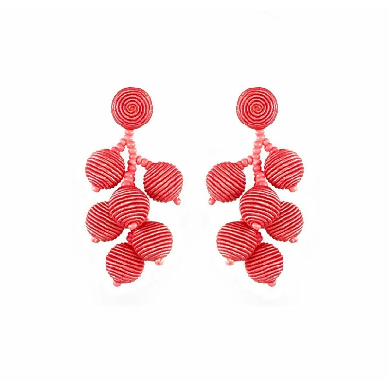 Ladies unique earrings-Coral Mini Gumdrops