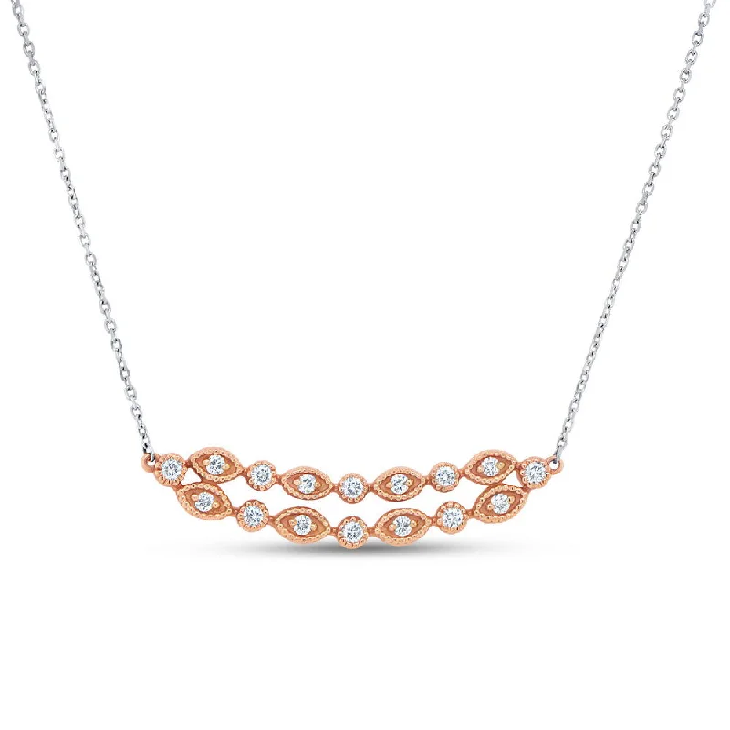 Ladies chain necklace-Uneek Cascade Collection Necklace