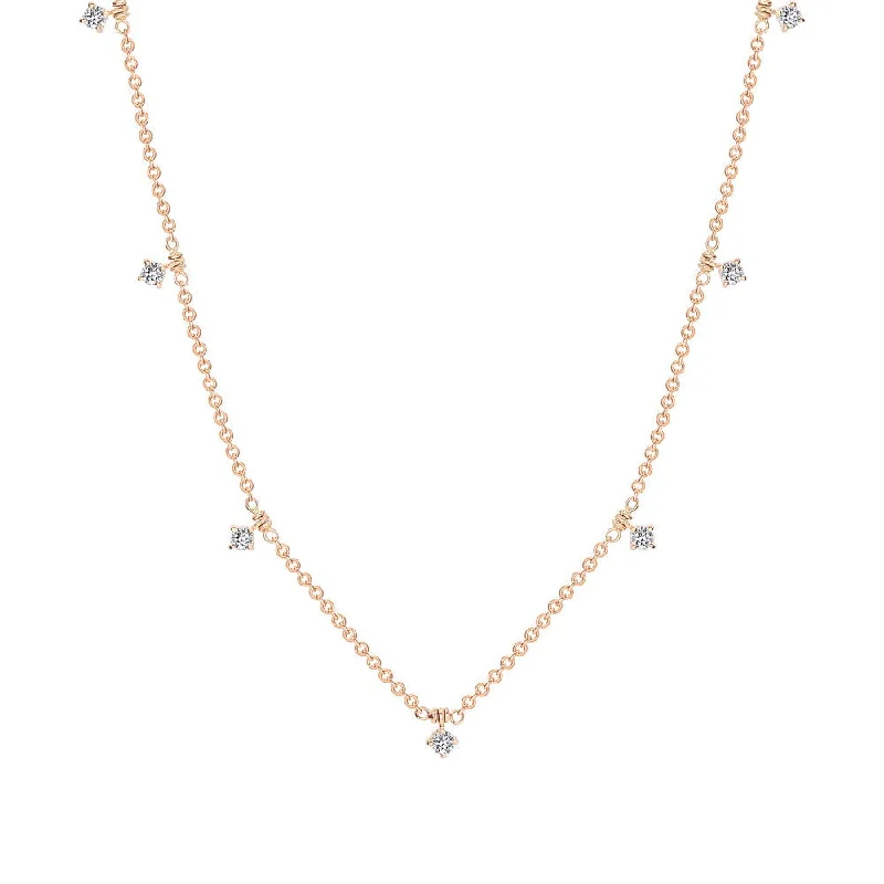 Ladies elegant pearl necklace-Uneek Cascade Collection Yard Necklace