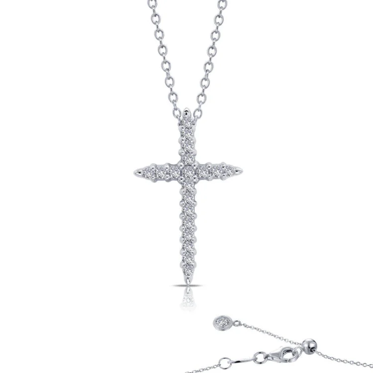 Ladies stylish necklace-0.37 CTW Cross Pendant Necklace