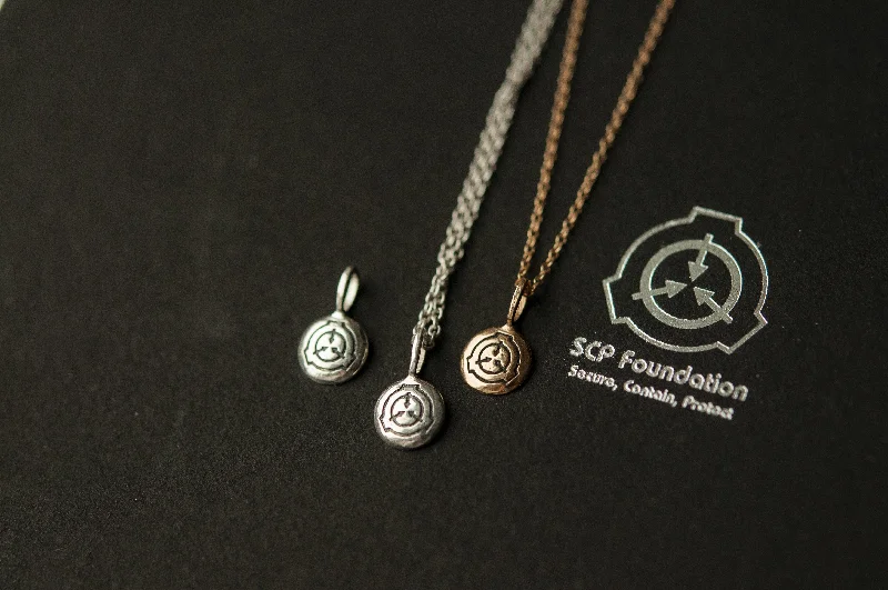 Ladies double-layer necklace-SCP Foundation Pendant - Ready-to-ship