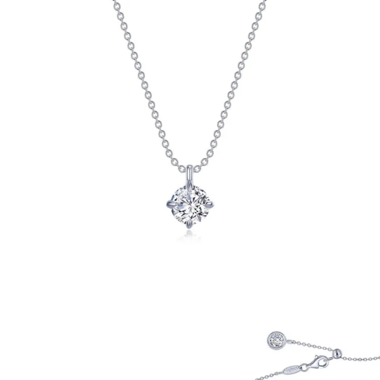 Ladies short necklace-Solitaire Necklace