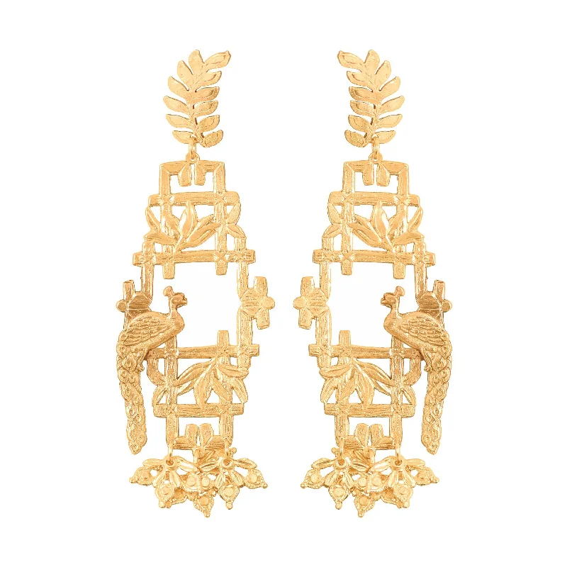 Ladies fashion earrings-Yuyuan Earrings