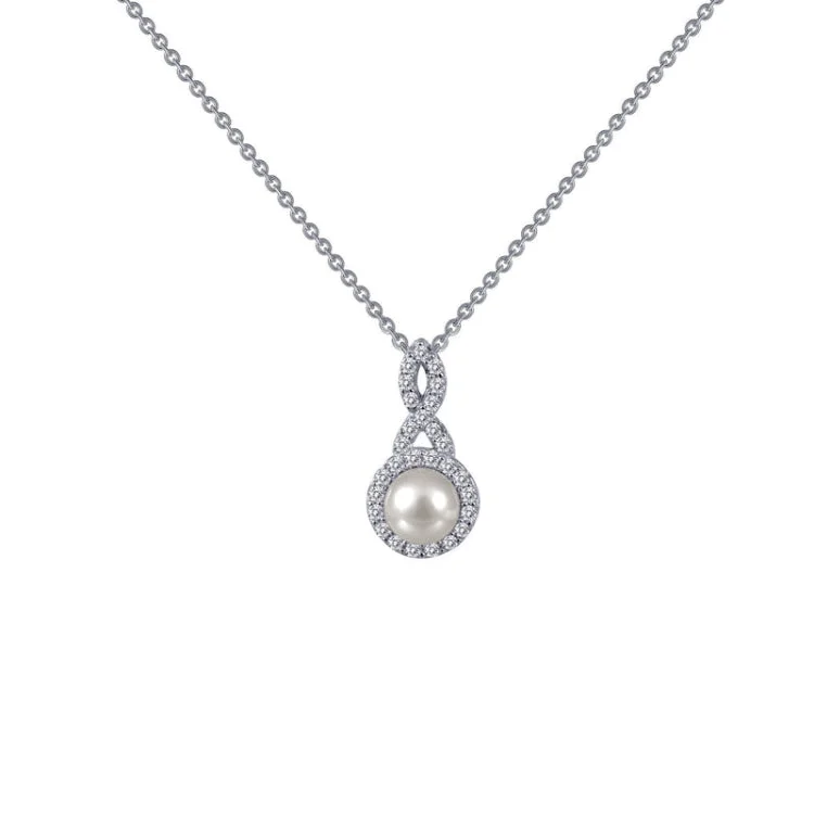 Ladies emerald necklace-Cultured Freshwater Pearl Necklace