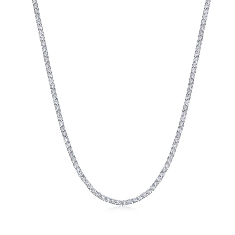 Ladies diamond-studded necklace-Rivera Necklace