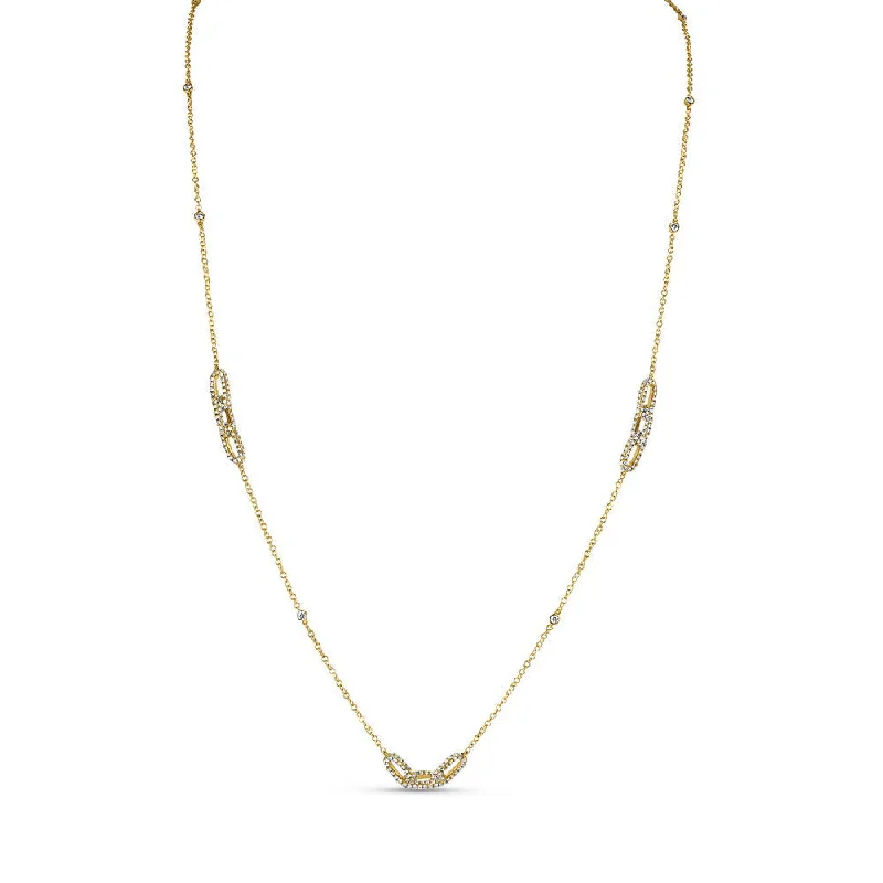 Ladies luxury necklace-Uneek Legacy Collection Yard Necklace