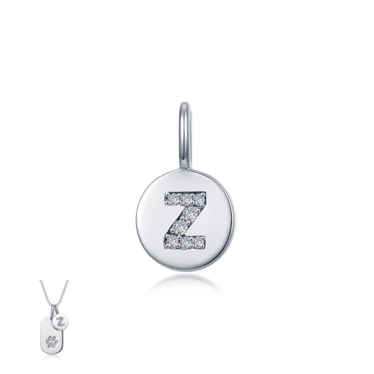 Ladies fashion necklace-Letter Z Charm