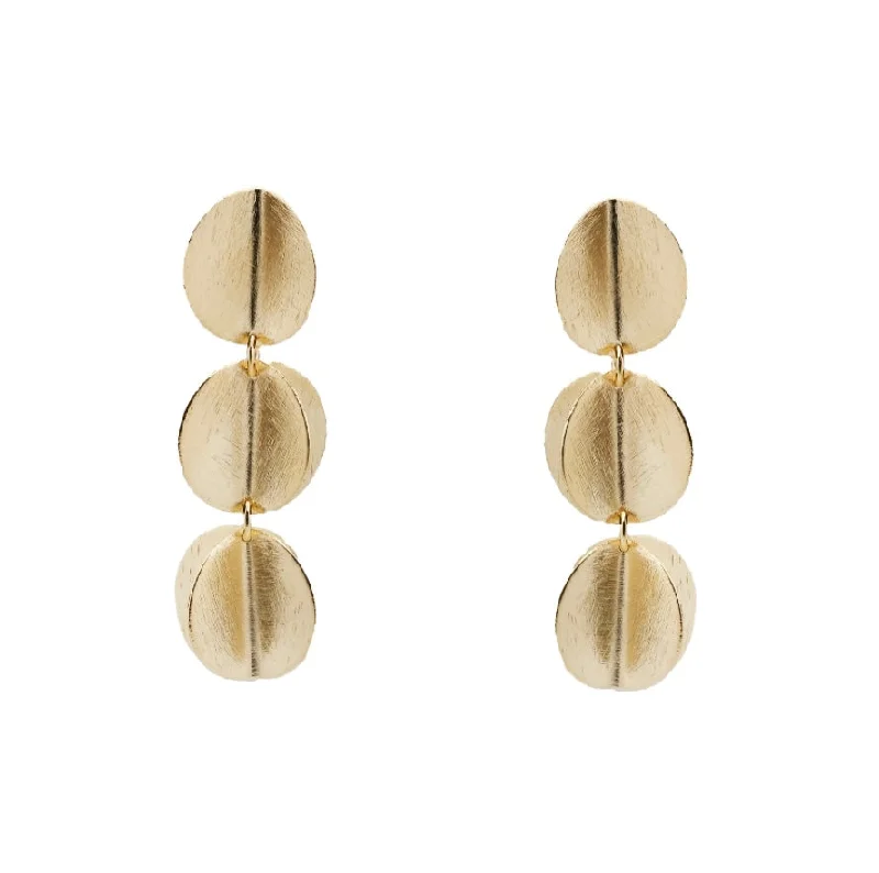 Ladies black diamond earrings-Jinga