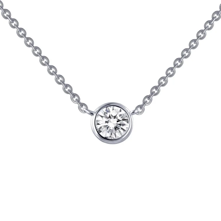 Ladies elegant necklace-0.46 CTW Solitaire Necklace