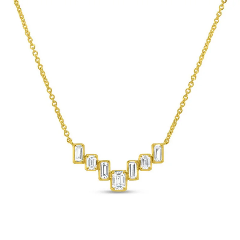 Ladies boho necklace-Uneek Alexandria Collection Bar Necklace