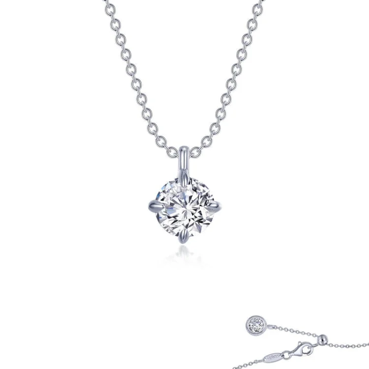 Ladies antique necklace-Solitaire Necklace