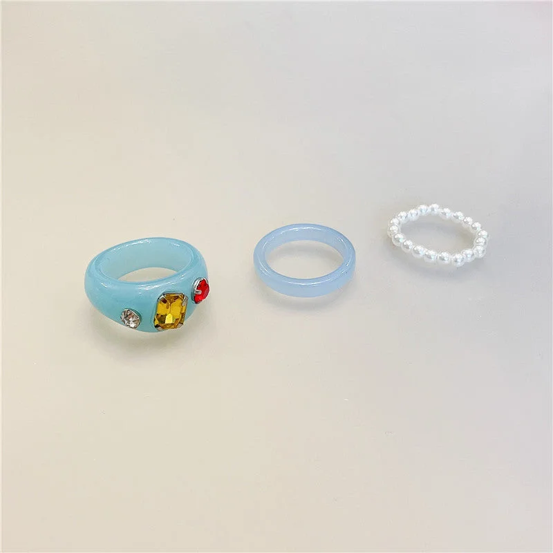 20 Three-Piece Ring Set