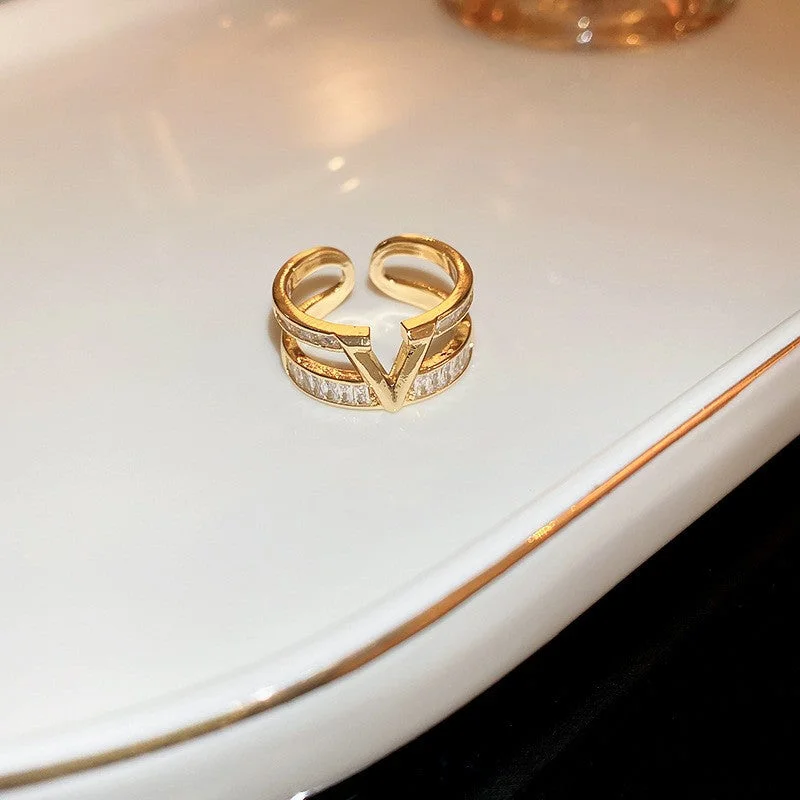 61# Ring-Gold Dual Layer Open-End (Real Gold Plating)