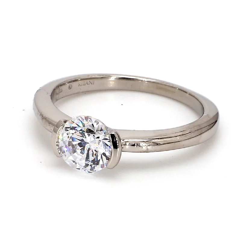 Ladies eternity engagement rings-Solitaire Engagement Ring