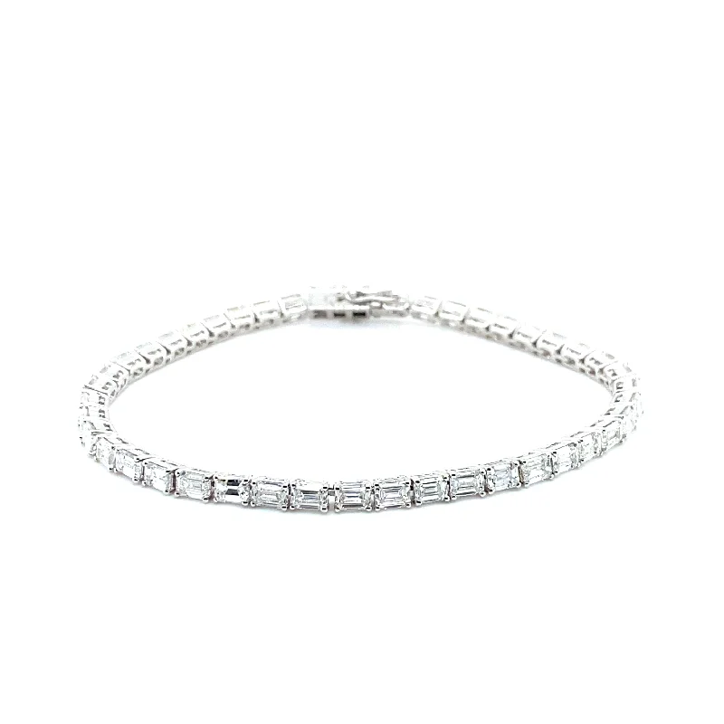 Ladies delicate bracelet-VALANI Diamomd Tennis Bracelet