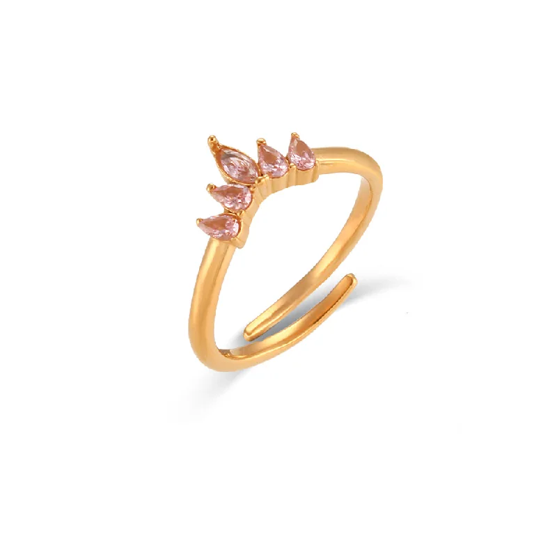 Gold-Pink diamond