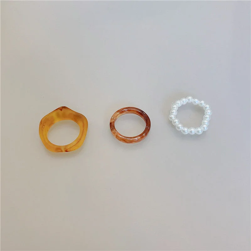 18 Three-Piece Ring Set