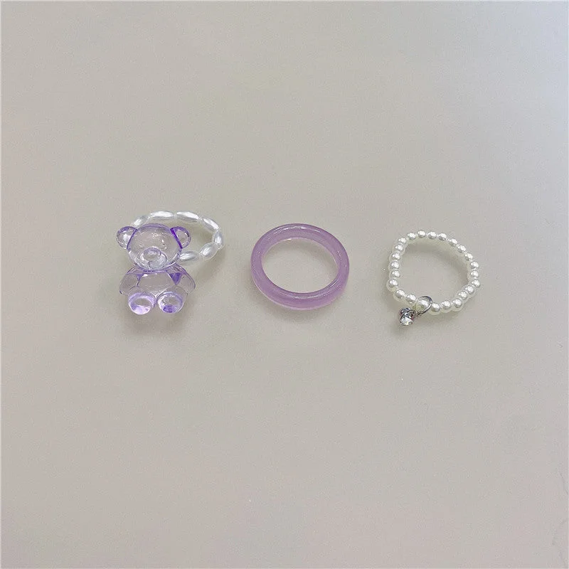 15 Three-Piece Ring Set