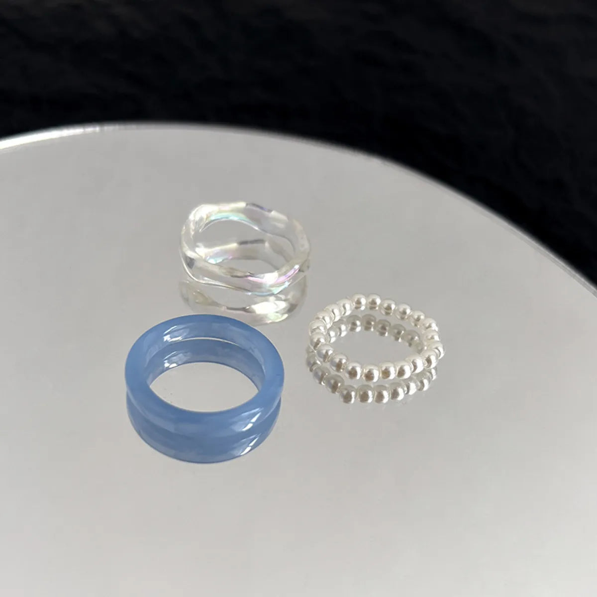 Blue Set Rings