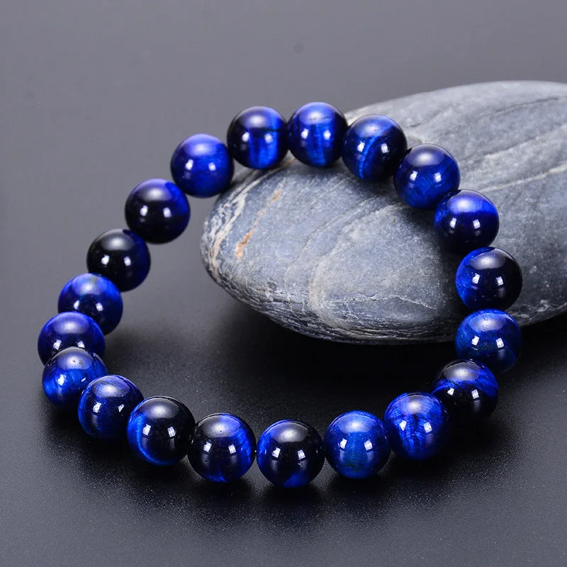 Natural Blue Tigerite (10mm)