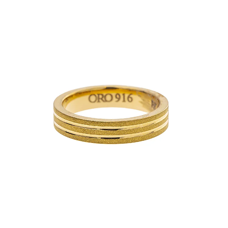 Ladies bold statement ring-22K Yellow Gold Ring (5.4gm)