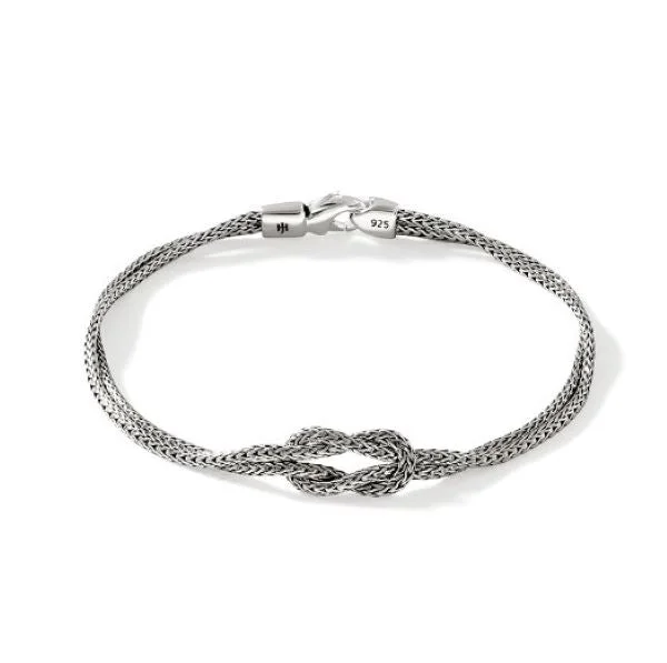 Ladies adjustable bracelet-JOHN HARDY Love Knot Sterling Silver Bracelet