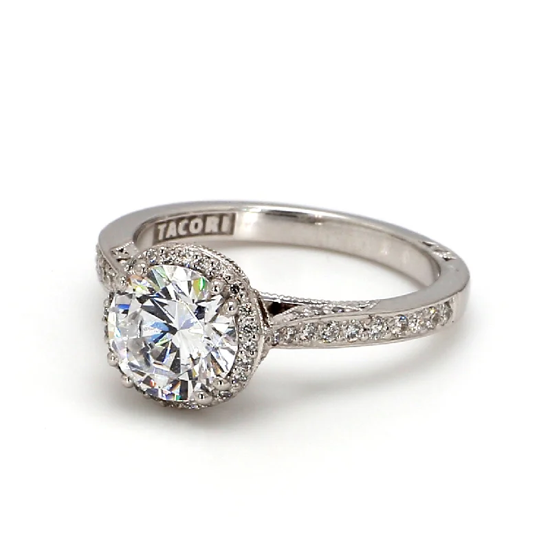 Ladies custom-designed engagement rings-TACORI Dantela Engagement Ring