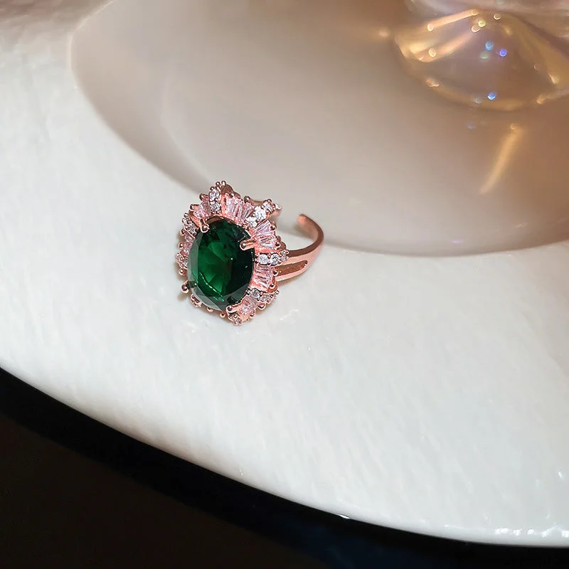 1# Ring-Green Oval