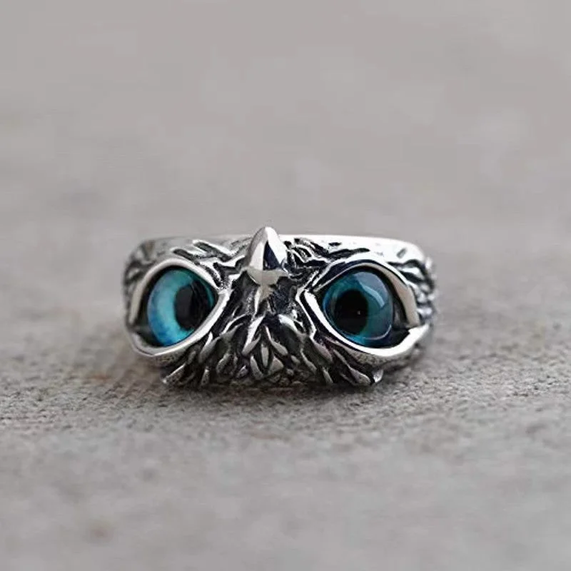 Owl Ring Opening Adjustable