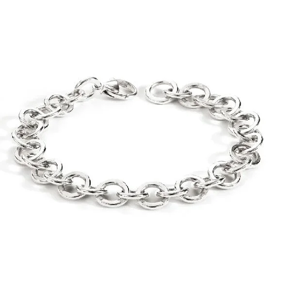 Ladies silver bangle-HEATHER B. MOORE Silver Charm Bracelet