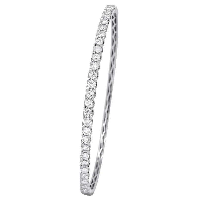 Ladies diamond bracelet-Diamond Bangle Bracelet