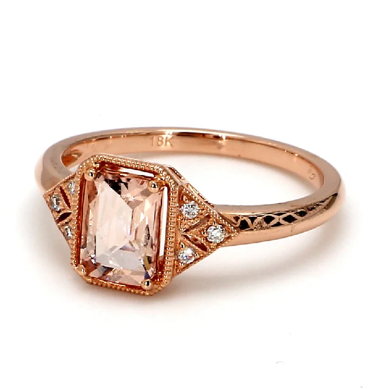 Ladies vintage-inspired engagement rings with diamonds-Solitaire Engagement Ring