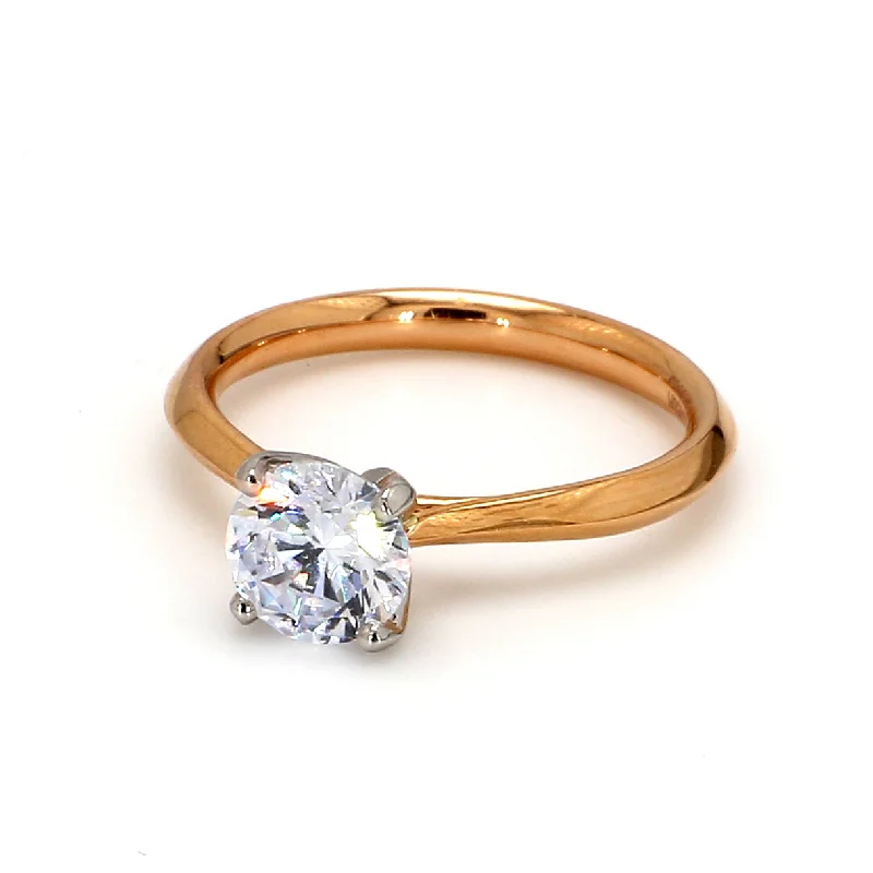 Ladies diamond engagement rings-Solitaire Engagement Ring