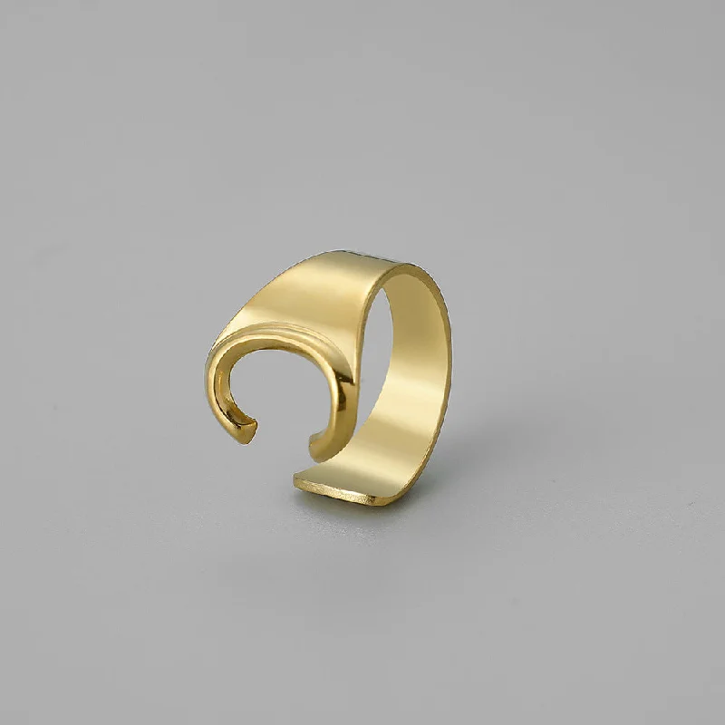 Gold C Open Ring J382-3